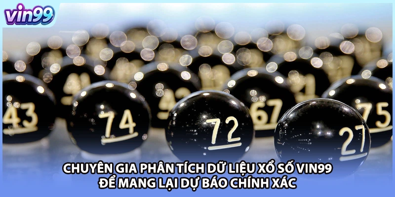 Chuyên gia phân tích dữ liệu xổ số VIN99 để mang lại dự báo chính xác